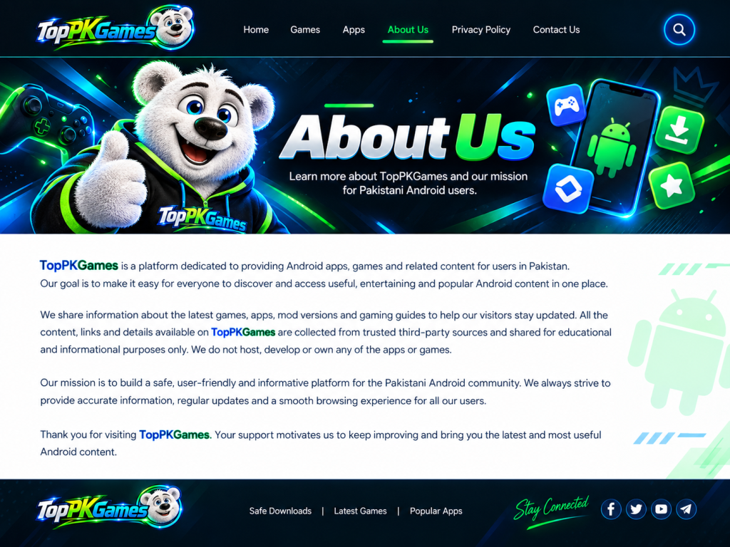 About Us -TopPKGames 