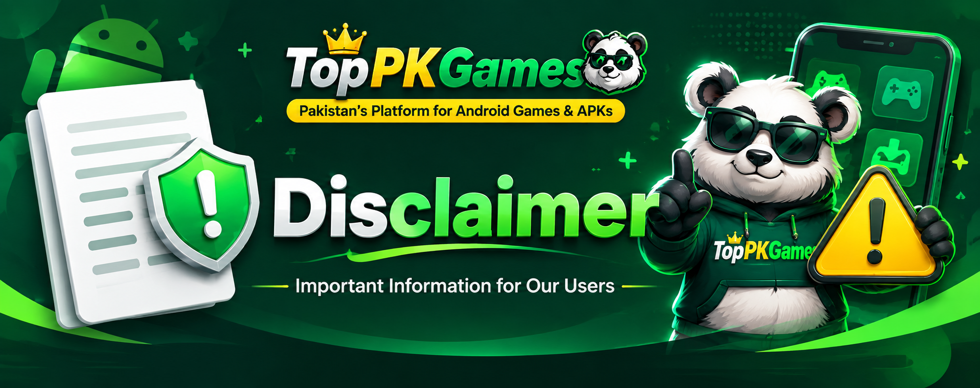 Disclaimer -TopPKGames
